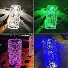 Crystal Rose Diamond Lamp